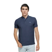 POLOSHIRT KERAH KOKO Kaos Polo Pria Pendek Poloshirt Kerah Shanghai Misty Biru Dongker