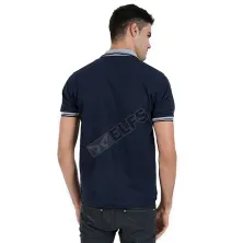 POLOSHIRT KOMBINASI Poloshirt Lacost Neck Abu Muda Biru Dongker