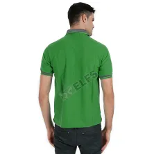 POLOSHIRT KOMBINASI POLOSHIRT LACOST NECK JUBMO ABU MUDA HIJAU FUJI