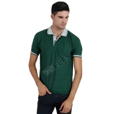 POLOSHIRT KOMBINASI Poloshirt Lacost Neck Abu Muda Hijau Tua