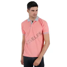 POLOSHIRT KOMBINASI Poloshirt Lacost Neck Abu Muda Merah Muda