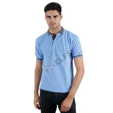 POLOSHIRT KOMBINASI Poloshirt Lacost Neck Abu Tua Biru Muda