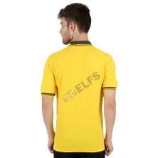 POLOSHIRT KOMBINASI Poloshirt Lacost Neck Abu Tua Kuning Muda