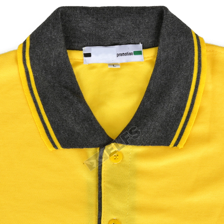 Poloshirt Lacost Neck Abu Tua Kuning Muda Poloshirt Kombinasi Elfs Shop