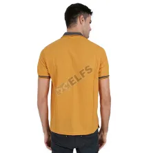 POLOSHIRT KOMBINASI Poloshirt Lacost Neck Abu Tua Oranye