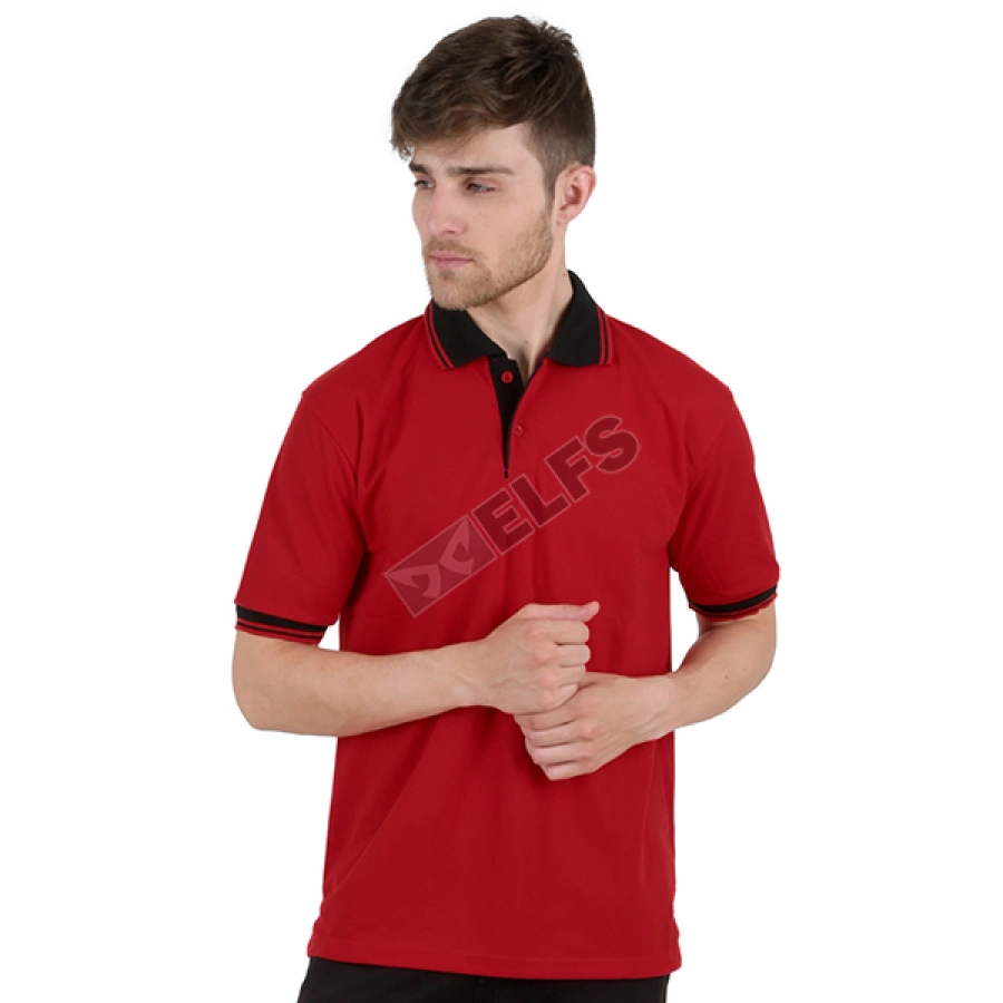 POLOSHIRT KOMBINASI Poloshirt Lacost Neck Hitam Merah Cabe 1 pl_neck_hitam_mc_0