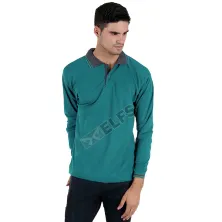 POLOSHIRT PANJANG Poloshirt Lengan Panjang Lacost Kerah Abu Tua Tosca