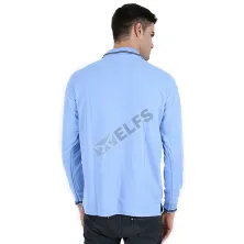 POLOSHIRT PANJANG Poloshirt Lengan Panjang Lacost Simple Biru Muda