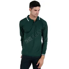 POLOSHIRT PANJANG Poloshirt Lengan Panjang Lacost Simple Hijau Tua