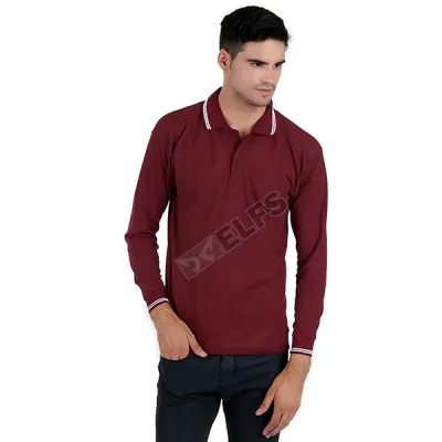 POLOSHIRT PANJANG Poloshirt Lengan Panjang Lacost Simple Maroon 1 plj_simple_mo_0_copy