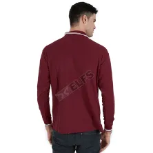 POLOSHIRT PANJANG Poloshirt Lengan Panjang Lacost Simple Maroon