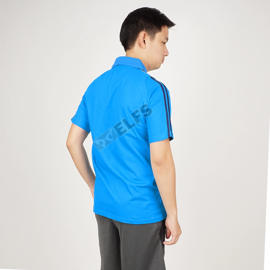 POLOSHIRT  KAOS POLO SHIRT PRIA BAJU TRAINING PENDEK LIST BIRU TUA 2 pltd_poloshirt_training_pendek_list__bt_1_copy