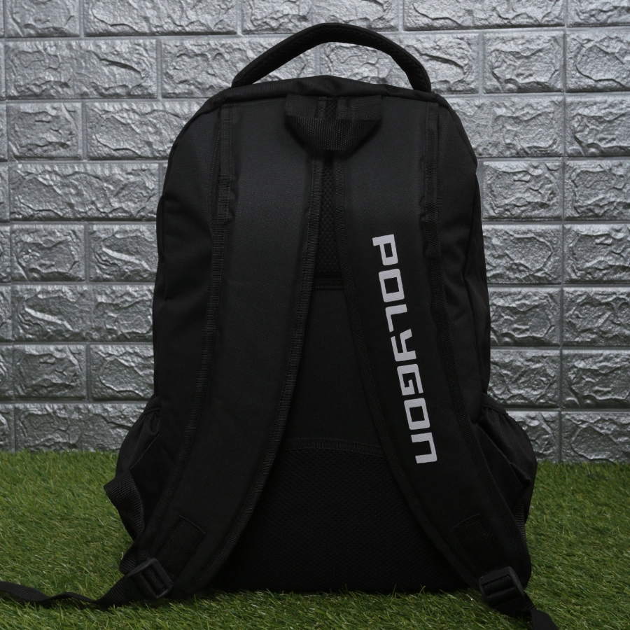 TAS RANSEL Elfs - Tas Ransel Sekolah Polygon Laptop Bag Hitam 2 polygon_3