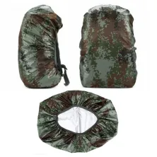 COVER BAG Cover Bag Waterproof Raincover 35 Liter Reversible Camouflage  Sarung Tas Army Outdoor bolak balik Anti Air Termurah Hijau Army