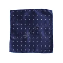 SAPU TANGAN Sapu Tangan Saku Jas Satin 2 sisi motif Pocket Square Handkerchief Pattern  Silver