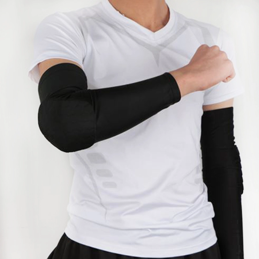 SARUNG TANGAN & MANSET Elbow Pad Arm Sleeve Manset Pelindung Siku Deker Tangan 1Pcs Hitam 4 sarung_lengan_elbow_hx3