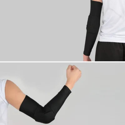 SARUNG TANGAN & MANSET Elbow Pad Arm Sleeve Manset Pelindung Siku Deker Tangan 1Pcs Hitam 5 sarung_lengan_elbow_hx4