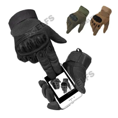 SARUNG TANGAN & MANSET Sarung Tangan TOUCH SCREEN Tactical Army Protector Motor Airsoft Paintball Sepeda Hitam 1 sarung_tangan_0_1