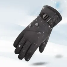 SARUNG TANGAN & MANSET Sarung tangan musim dingin parasut winter gloves Abu Muda
