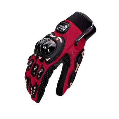 SARUNG TANGAN & MANSET Sarung Tangan Motor Pro Biker Full Finger Glove MCS-01C Merah Cabe 4 sarung_tangan_probiker_mc3