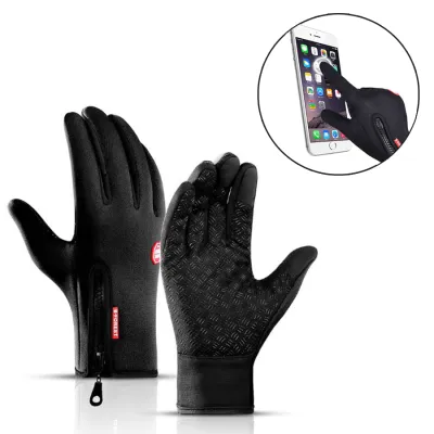 SARUNG TANGAN & MANSET Sarung Tangan Motor/Sepeda Touch Screen Gloves B-Forest Waterproof Hitam 1 sarung_tangan_touchscreen_anti_slip_b_forest_hx0