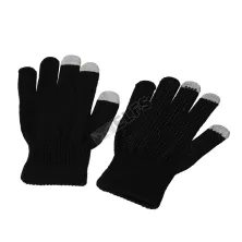 SARUNG TANGAN & MANSET Sarung Tangan Touchscreen Anti Slip Polos Hitam