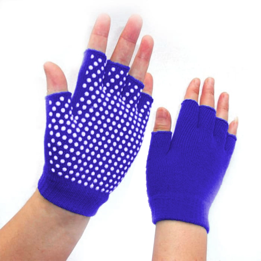 SARUNG TANGAN & MANSET Sarung Tangan Yoga Anti Slip Fitness Gloves Biru Tua 1 sarung_tangan_yoga_bt1