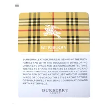 SERTIFIKAT BRANDED Sertifikat Burberry Motif Coklat Muda