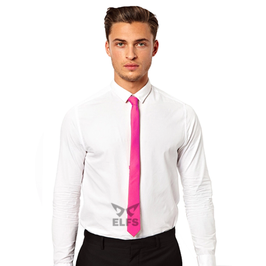 DASI SLIM Dasi Slim Formal Casual pink Elektrik 2 slimpinkeletrik_copy