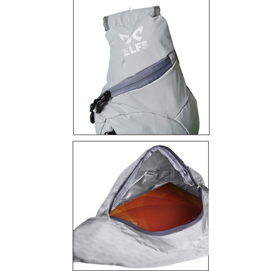 SLING BAG Tas Selempang Lipat Anti Air Foldable Water Resistant Slingbag 1AX802 Elfs Abu Muda 2 sling_bag_curve_10l_sv_1_copy