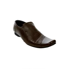 SEPATU FORMAL Sepatu Pantofel Premium Curve 4306 Coklat Tua