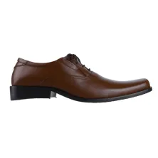 SEPATU FORMAL Sepatu Pantofel Premium Tie 4449 Coklat Tua