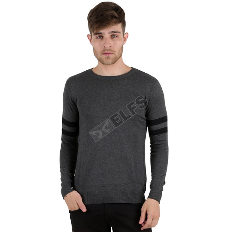 SWEATER Sweater Rajut Pria Double Line Abu Tua 1 sr_double_line_at_0