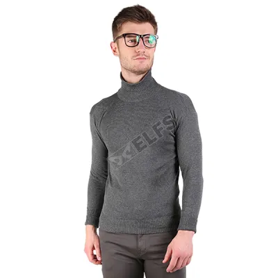 SWEATER ARIEL Sweater Rajut Pria Turtleneck ariel Abu Tua 2 sr_turtle_neck_1j_at_1
