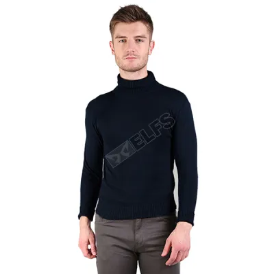 SWEATER ARIEL Sweater Rajut Pria Turtleneck Ariel Biru Dongker 2 sr_turtle_neck_1j_bd_1