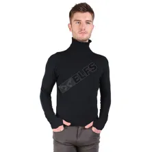 SWEATER ARIEL Sweater Rajut Pria Turtleneck ariel Hitam