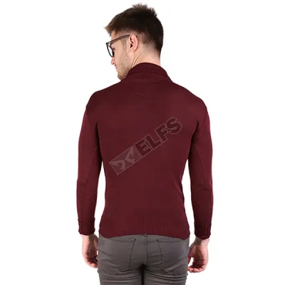 SWEATER ARIEL Sweater Rajut Pria Turtleneck ariel Maroon 3 sr_turtle_neck_1j_mo_2