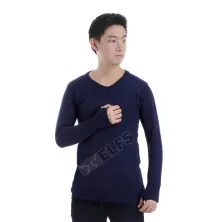 SWEATER ARIEL Sweater Rajut Pria Vneck Ariel Biru Dongker