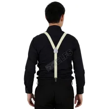 SUSPENDER AKSESORIS PRIA SUSPENDER 2CM POLOS PUTIH GADING