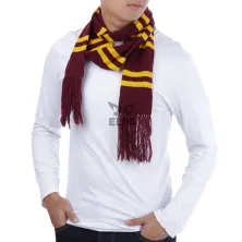 SYAL Syal Rajut Musim Dingin Salur Harry Potter Gryffindor Maroon