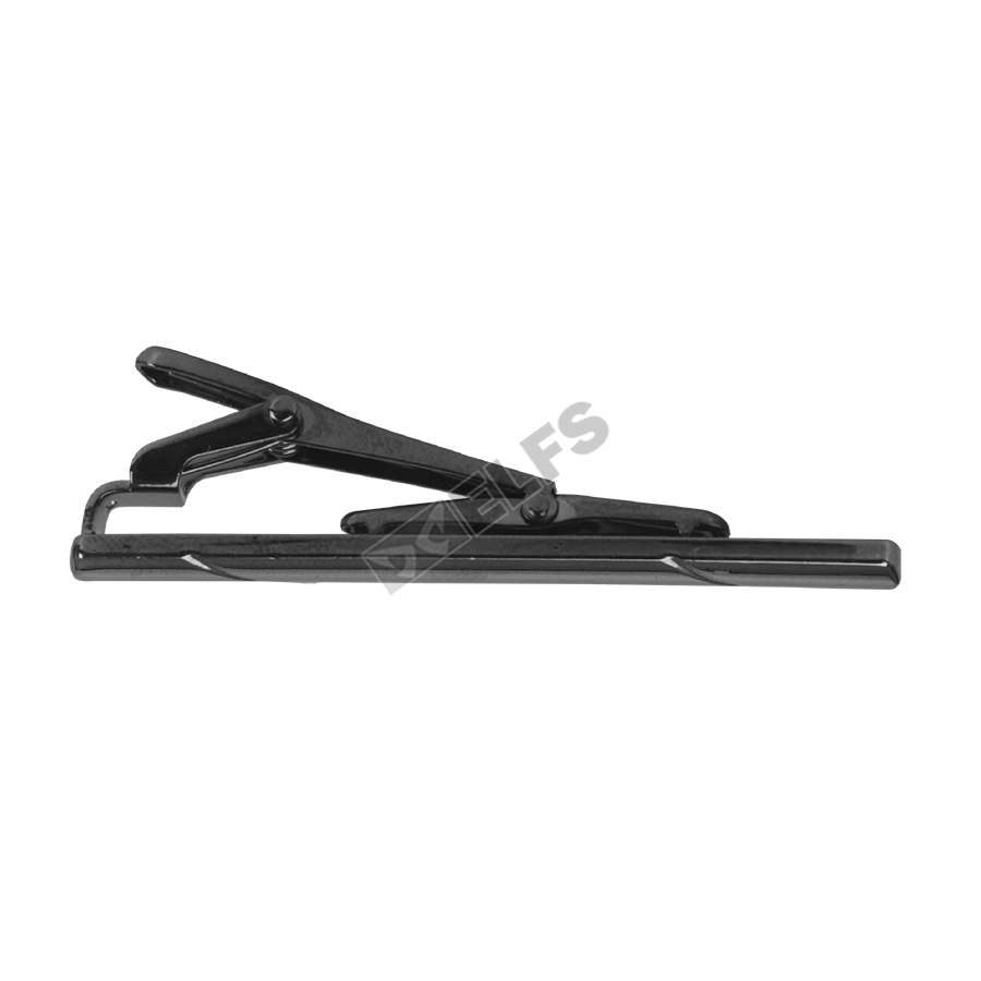 PENJEPIT DASI Tie Clip Bar Penjepit Dasi Jepit Dasi Warna Premium Chrome Black 3 tie_clip_1_stripe_import_hx2