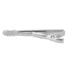 PENJEPIT DASI AKSESORIS PRIA PENJEPIT KLIP DASI TIE CLIP NECKTIE WAVE SILVER