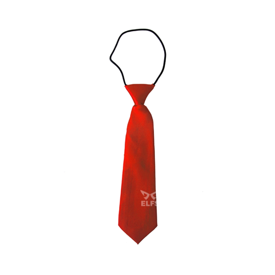DASI ANAK Dasi Anak Polyester Polos dengan Tali Karet Merah Cabe 1 tiea_karet_simple_mc_0