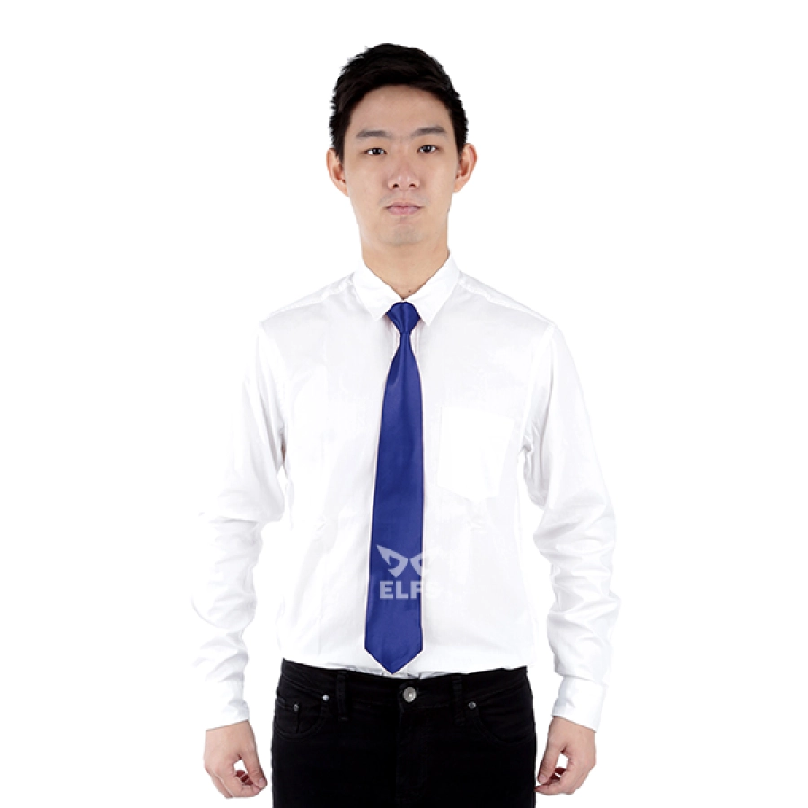 DASI BESAR Dasi Kantor Pria Polos 7cm Biru Tua 3 tieb_simple_bt_2