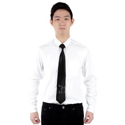 DASI BESAR Dasi Kantor Pria Polos 7cm Hitam 3 tieb_simple_hx_2