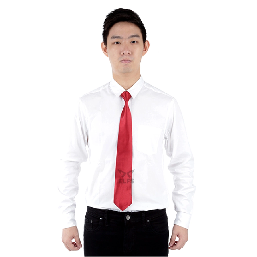 DASI BESAR Dasi Kantor Pria Polos 7cm Merah Cabe 3 tieb_simple_mc_2