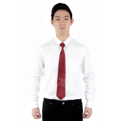 DASI BESAR Dasi Kantor Pria Polos 7cm Maroon 3 tieb_simple_mo_2