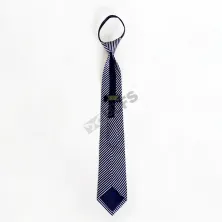 DASI INSTANT ELFS  DASI PRIA KANTOR RESLETING MOTIF INSTAN OTOMATIS WEDDING FORMAL TIE Biru Dongker Salur 02