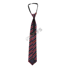 DASI INSTANT Elfs  Dasi Pria Kantor Resleting Motif Instan Otomatis Wedding Formal Tie Marun