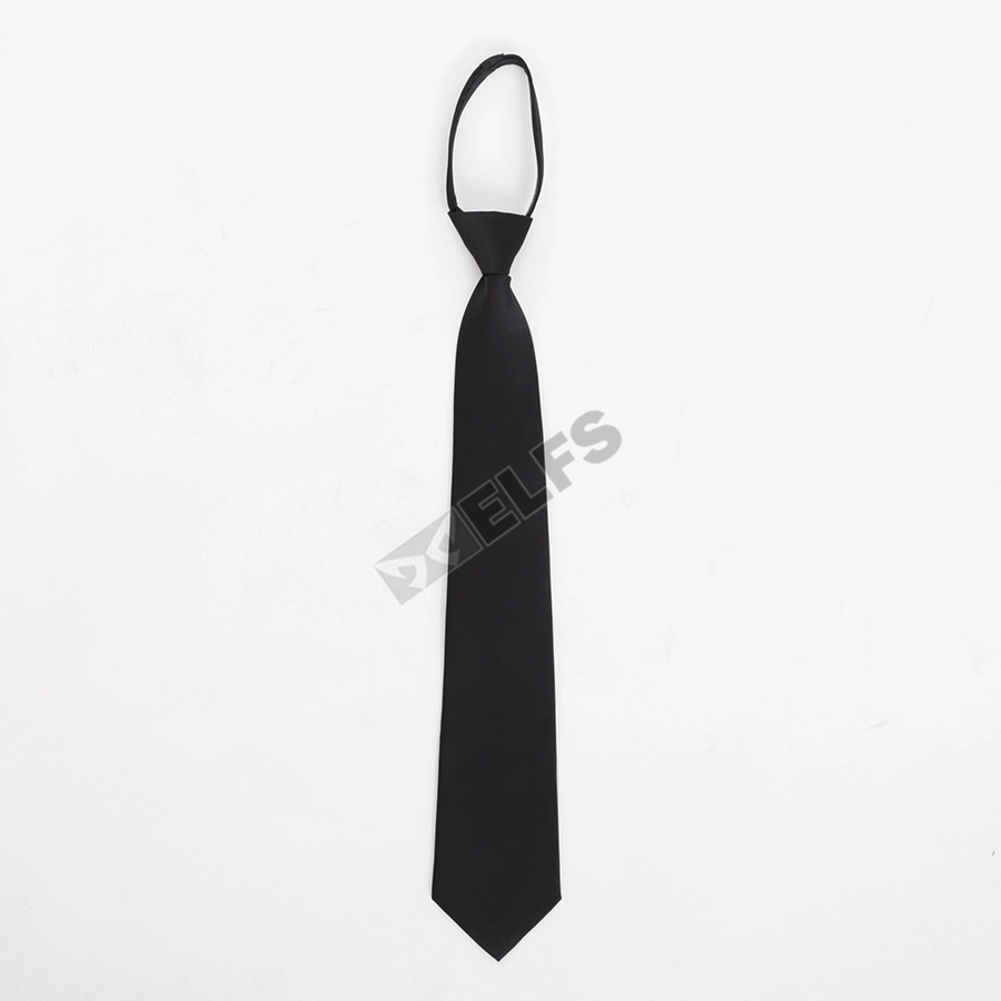 DASI INSTANT Elfs Shop - Dasi Resleting Simple Dove Hitam 1 ties_resleting_simple_dove_hx0